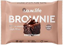 Протеиновый брауни R.A.W. Life Brownie Капучино