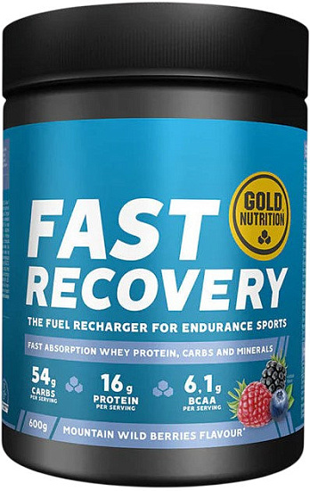 Напиток восстановительный Gold Nutrition Fast Recovery 600 г дикие ягоды - Фото 1 большая