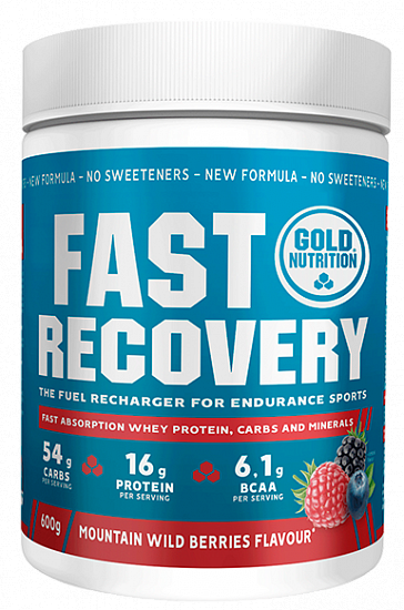 Напиток восстановительный Gold Nutrition Fast Recovery 600 г дикие ягоды - Фото 1 большая