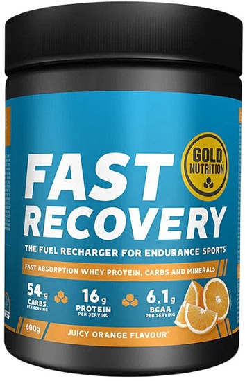 Напиток восстановительный Gold Nutrition Fast Recovery 600 г апельсин - Фото 1 большая