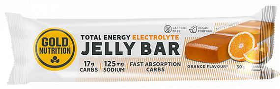 Батончик желе Gold Nutrition Jelly Electrolyte 30г апельсин - Фото 1 большая