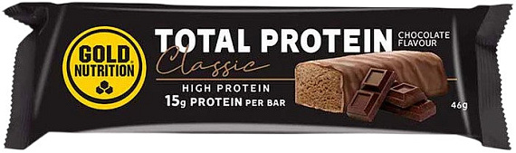 Батончик Gold Nutrition Total Protein 46 г шоколад - Фото 1 большая