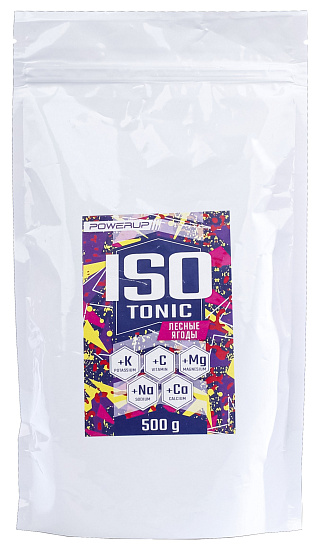 Изотоник Powerup Isotonic 500г Лесные ягоды - Фото 1 большая