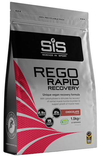 Напиток восстановительный в порошке SIS Rego Rapid Recovery 1,5 кг Шоколад - Фото 1 большая