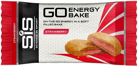 Печенье SIS GO Energy Bake Клубника 50 г - Фото 1 большая