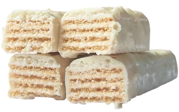 Вафли протеиновые глазированные Protein Rex Ваниль 50г - Фото 2 большая