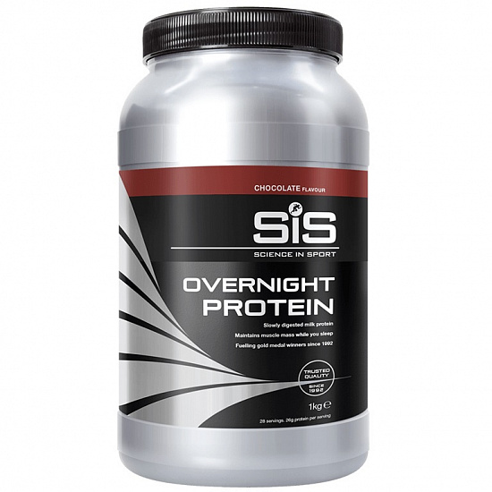 Напиток протеиновый в порошке SIS Overnight Protein Powder 1,1 кг Шоколад - Фото 1 большая