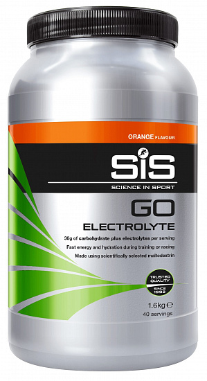 Напиток в порошке SIS Go Electrolyte 1,6 кг Апельсин - Фото 1 большая