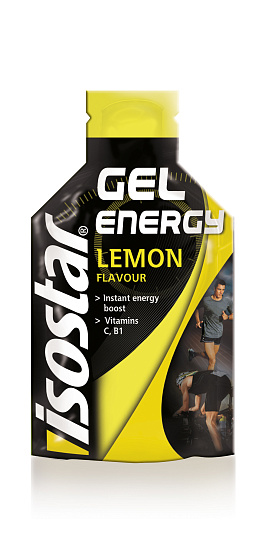 Энергетический гель Isostar GEL Energy Lemon 35 гр - Фото 1 большая