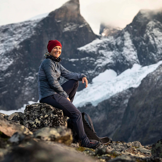 Брюки женские Bergans Slingsby LT Softshell Dk Navy/Black - Фото 5 большая