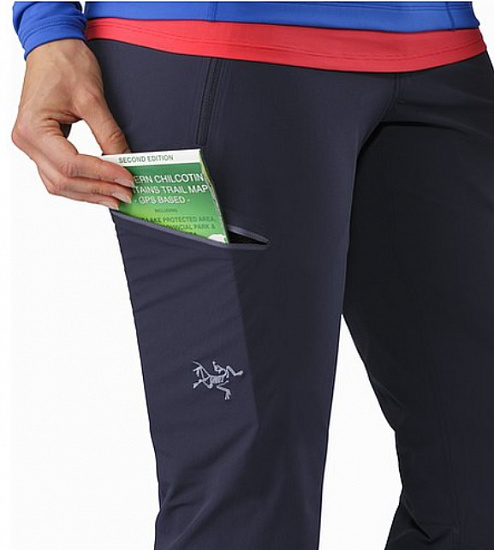 Брюки женские Arcteryx Gamma LT темно-синий - Фото 3 большая