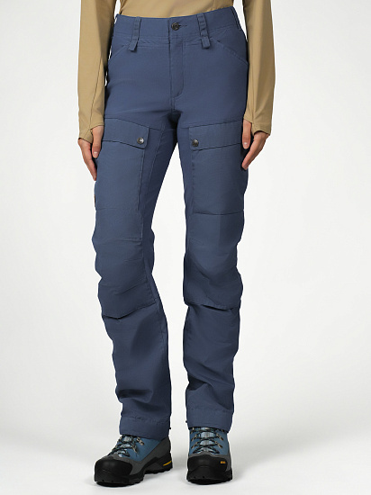 Брюки женские Fjallraven Keb Indigo Blue - Фото 4 большая