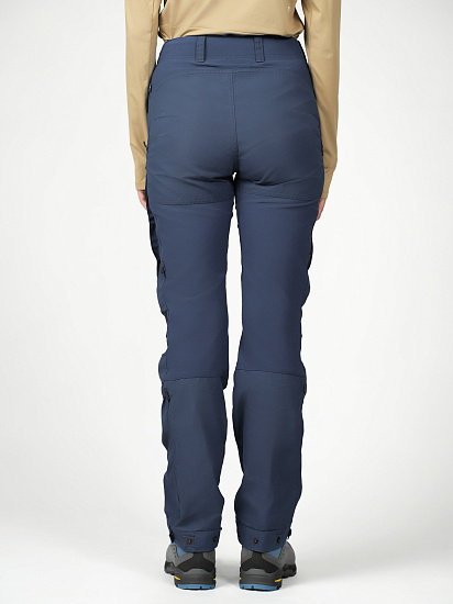 Брюки женские Fjallraven Keb Indigo Blue - Фото 6 большая
