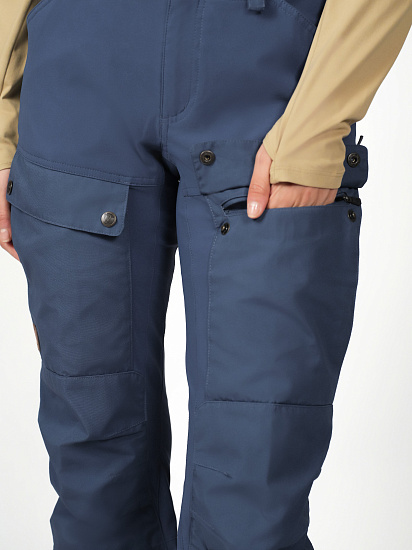 Брюки женские Fjallraven Keb Indigo Blue - Фото 7 большая
