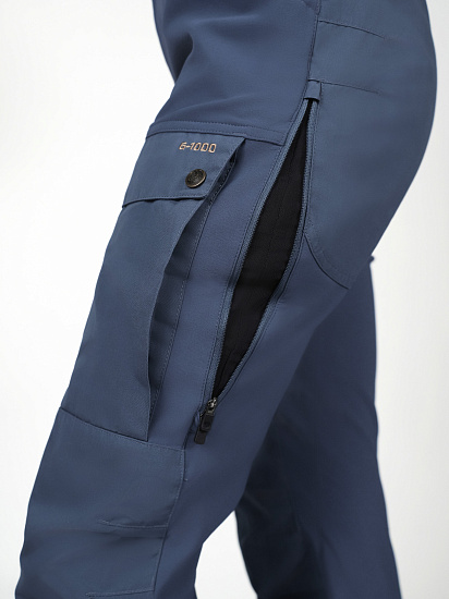 Брюки женские Fjallraven Keb Indigo Blue - Фото 8 большая