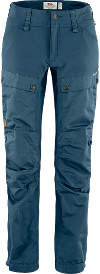 Брюки женские Fjallraven Keb Indigo Blue - Фото 1 большая
