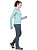 Брюки женские Mountain Equipment Comici Ombre Blue - Фото 5 малая