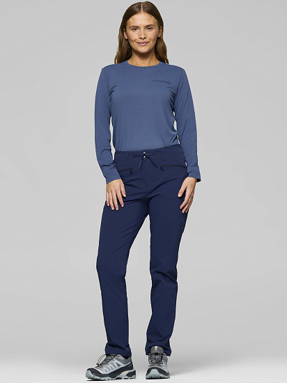 Брюки женские Norrona Femund Flex1 Tech Indigo Night - Фото 4 большая