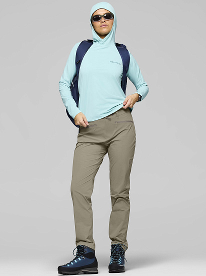 Брюки женские Norrona Femund Flex1 Tech Winter Twig - Фото 7 большая