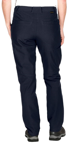 Брюки женские Jack Wolfskin Chilly Track Xt Midnight Blue Long - Фото 3 большая