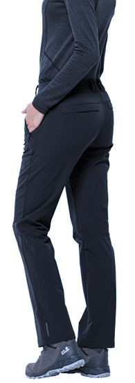 Брюки женские Jack Wolfskin Activate Thermic Midnight Blue Long - Фото 2 большая