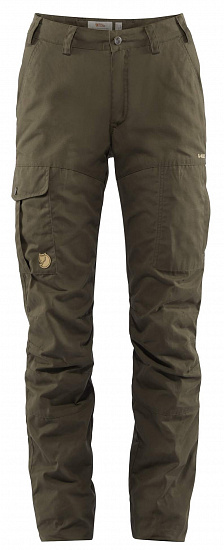 Брюки женские Fjallraven Karla Pro Winter Dark Olive - Фото 1 большая
