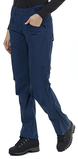 Брюки женские Norrona Falketind Flex1 Indigo Night - Фото 11 большая