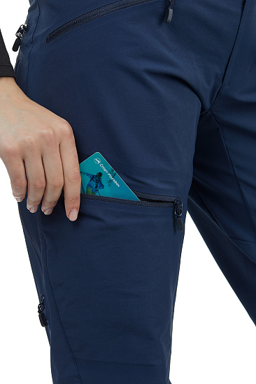 Брюки женские Norrona Falketind Flex1 Indigo Night - Фото 8 большая