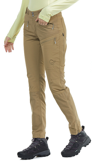 Брюки женские Norrona Bitihorn Lightweight Elmwood - Фото 4 большая