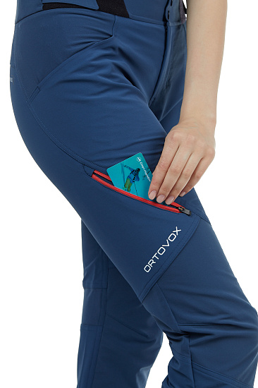 Брюки женские Ortovox Pala Blue Lake - Фото 8 большая