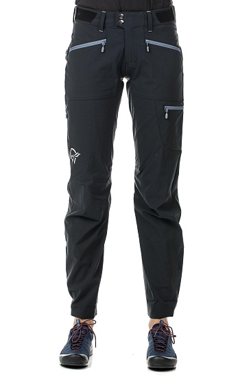 Брюки женские Norrona Falketind Flex1 Caviar - Фото 3 большая