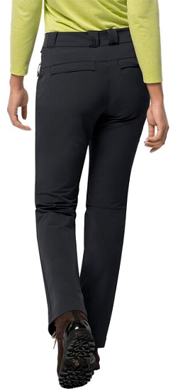 Брюки женские Jack Wolfskin Activate Thermic Black - Фото 3 большая