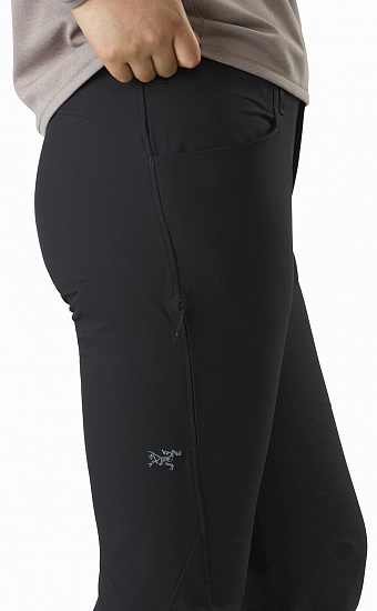 Брюки женские Arcteryx Creston AR Black - Фото 4 большая