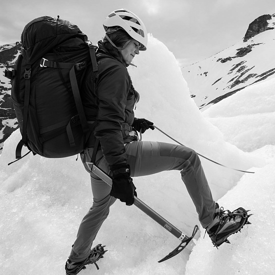 Брюки женские Bergans Rabot 365 Hybrid SolidCharcoal/SolidDkGrey/Black - Фото 3 большая