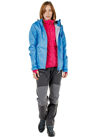 Брюки женские Bergans Rabot 365 Hybrid SolidCharcoal/SolidDkGrey/Black - Фото 4 большая