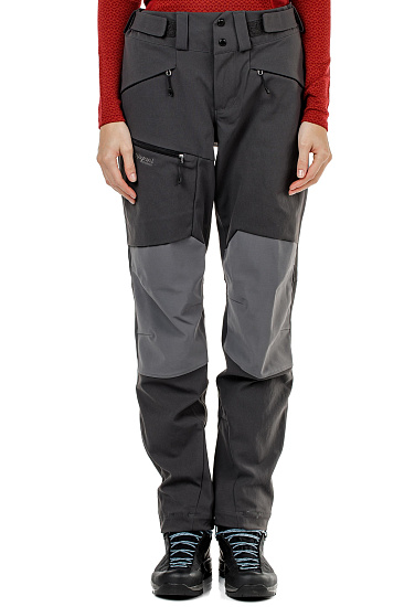 Брюки женские Bergans Rabot 365 Hybrid SolidCharcoal/SolidDkGrey/Black - Фото 5 большая