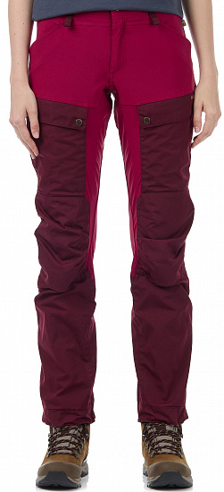 Брюки женские Fjallraven Keb Dark Garnet-Plum - Фото 1 большая