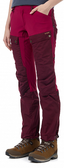 Брюки женские Fjallraven Keb Dark Garnet-Plum - Фото 3 большая