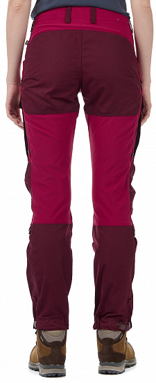 Брюки женские Fjallraven Keb Dark Garnet-Plum - Фото 4 большая