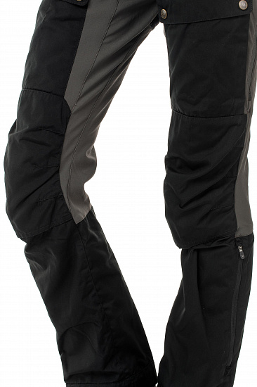 Брюки женские Fjallraven Keb Black-Stone Grey - Фото 8 большая