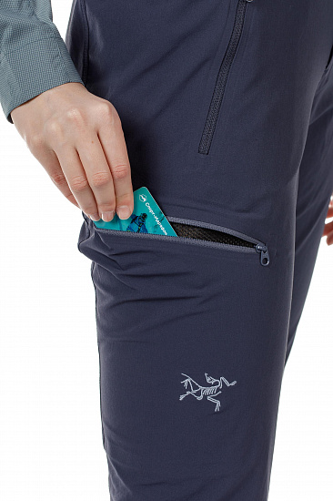 Брюки женские Arcteryx Gamma LT Black Sapphir - Фото 6 большая
