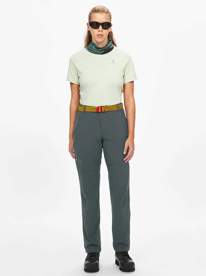 Брюки женские Klattermusen Vanadis 3.0 Teal Grey - Фото 4 большая