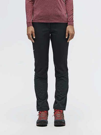 Брюки женские Salewa Puez Orval 2 Durastretch Black Out - Фото 2 большая