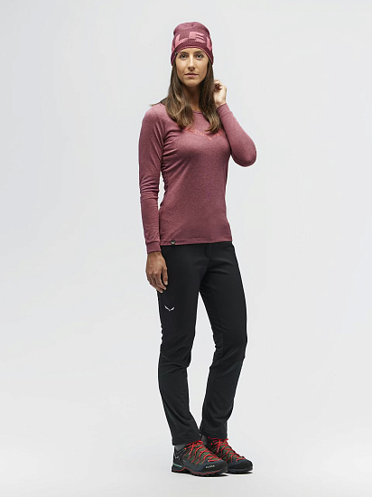 Брюки женские Salewa Puez Orval 2 Durastretch Black Out - Фото 6 большая