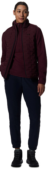 Брюки женские Mountain Hardwear Yumalina Black Navy - Фото 4 большая