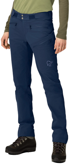 Брюки женские Norrona Femund Flex1 Lightweight Indigo Night - Фото 7 большая