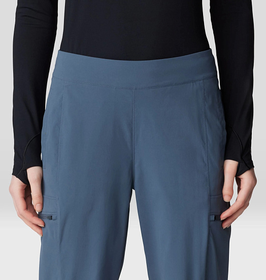 Брюки женские Mountain Hardwear Dynama High Rise Синий - Фото 5 большая