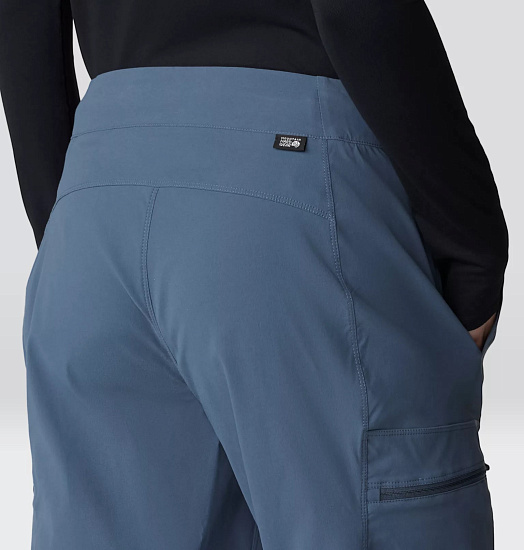 Брюки женские Mountain Hardwear Dynama High Rise Синий - Фото 6 большая