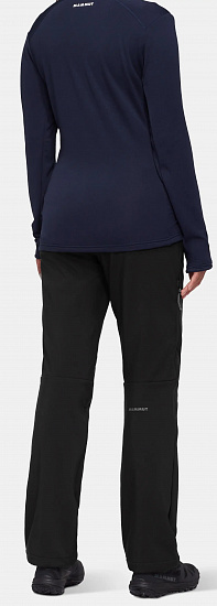 Брюки женские Mammut Runbold Winter SO Black - Фото 3 большая