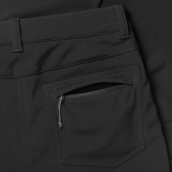 Брюки женские Mammut Runbold Winter SO Black - Фото 5 большая
